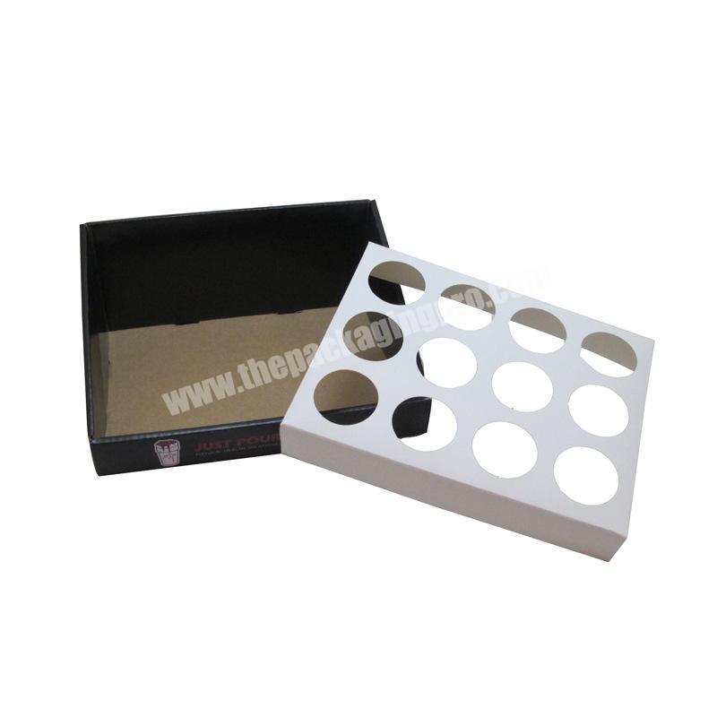 collapsable corrugated box shipping boxes custom logo cardboard counter display rack