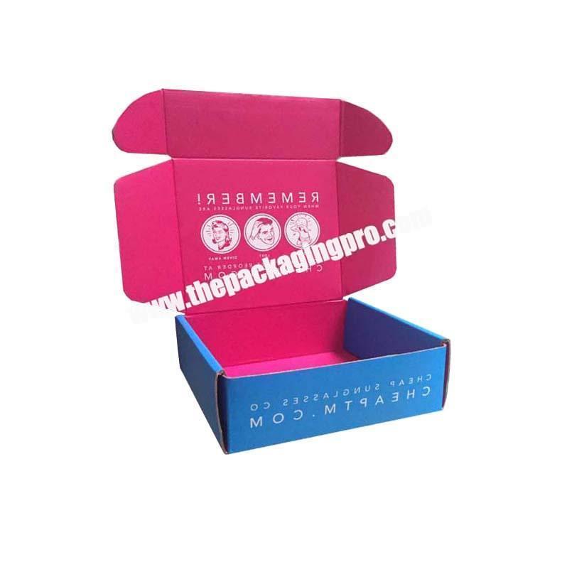 Collapsible Mailing Corrugated Paper Box Foldable Custom Shipping Carton Packaging Box for Shoes Shirt