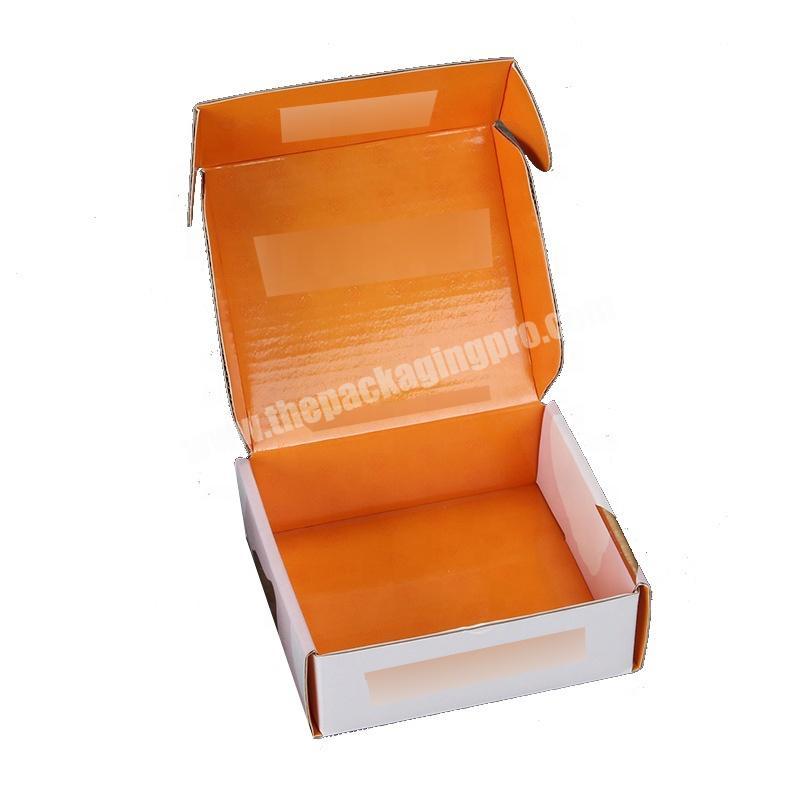 Color printing logo custom apparel mailing paper cardboard box corrugated packaging boxes