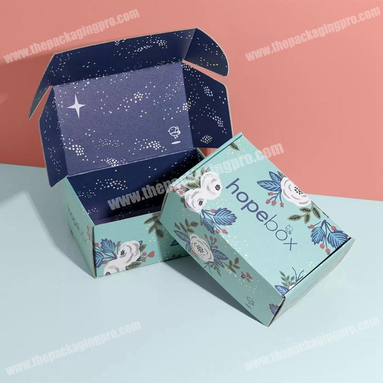 Colored Cardboard Folding Box Matte Subscription Gift Box Corrugated Kraft  White Deluxe Literature Mailer Boxes