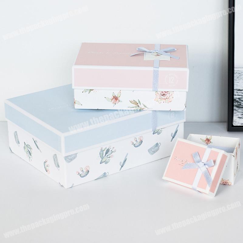 Colorful cosmetic packaging paper perfume gift boxes