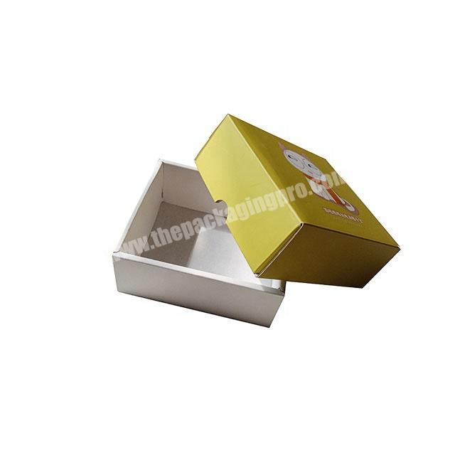 colorful foldable cardboard printing anti-scratch green corrugated mailer color box for Warm hand Device