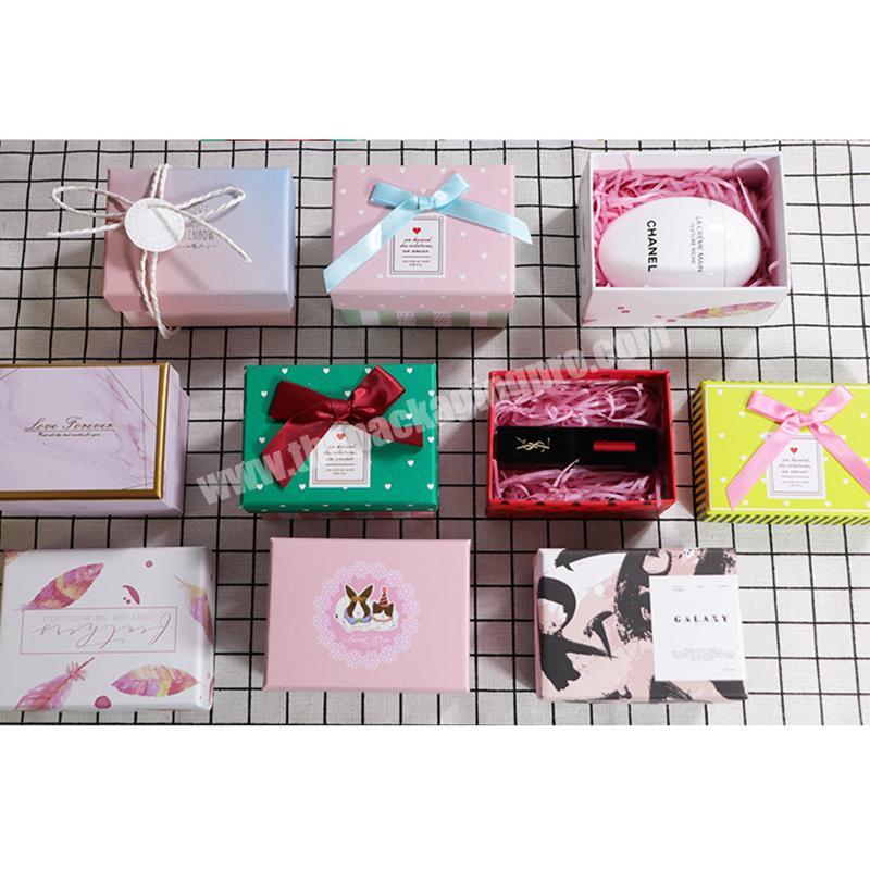 Colorful Printed Gift Box Customized Cute Paper Packaging for Candy Toys Packaging Paper All size