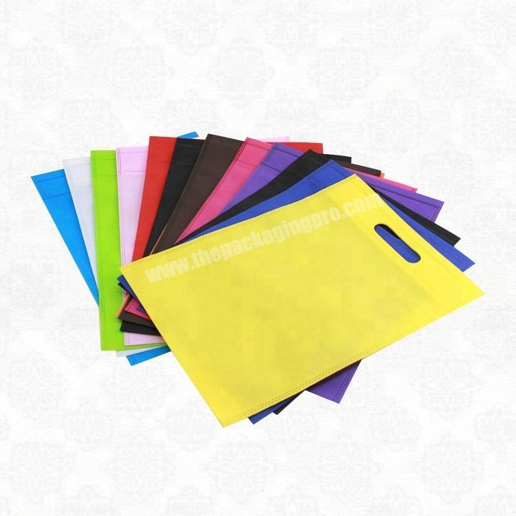 Colorful Shopping Die Cut Non Woven Bag For Promotion