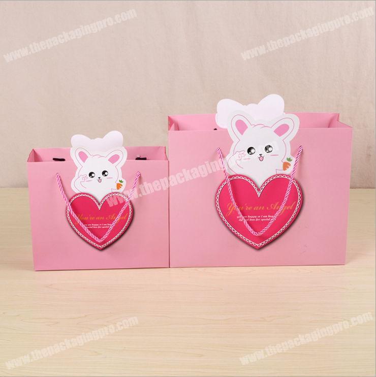 colorful shopping gift candy cartoon paper bag
