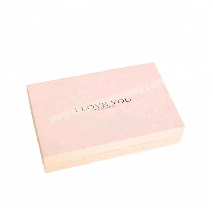 Colourful rectangle custom makeup sets box gift packaging box