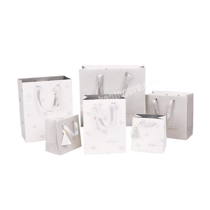 Competitive Price Elegant Customized Brand Logo Printed Luxury paper bag