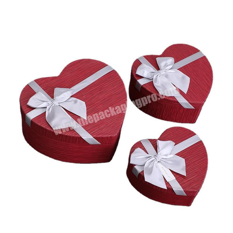 Competitive price high quality printed gift box Heart shaped gift box for packaging lipstick