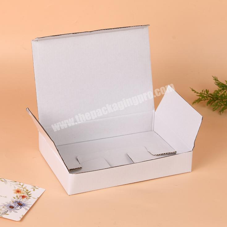 corrugated box packaging boxes white long shipping box