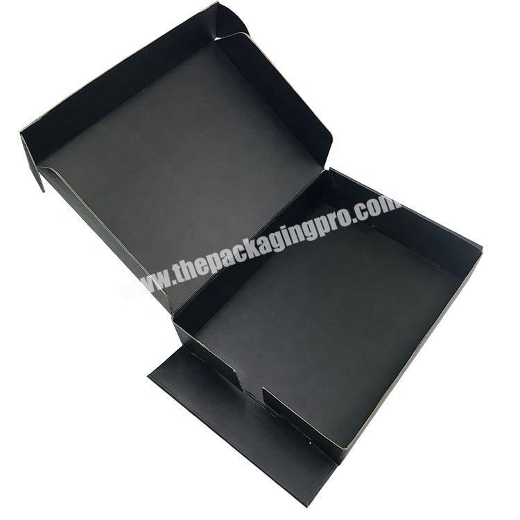 Corrugated Cardboard Carton brown corrugated Folding Postal Box Custom flat shipping  boxes art