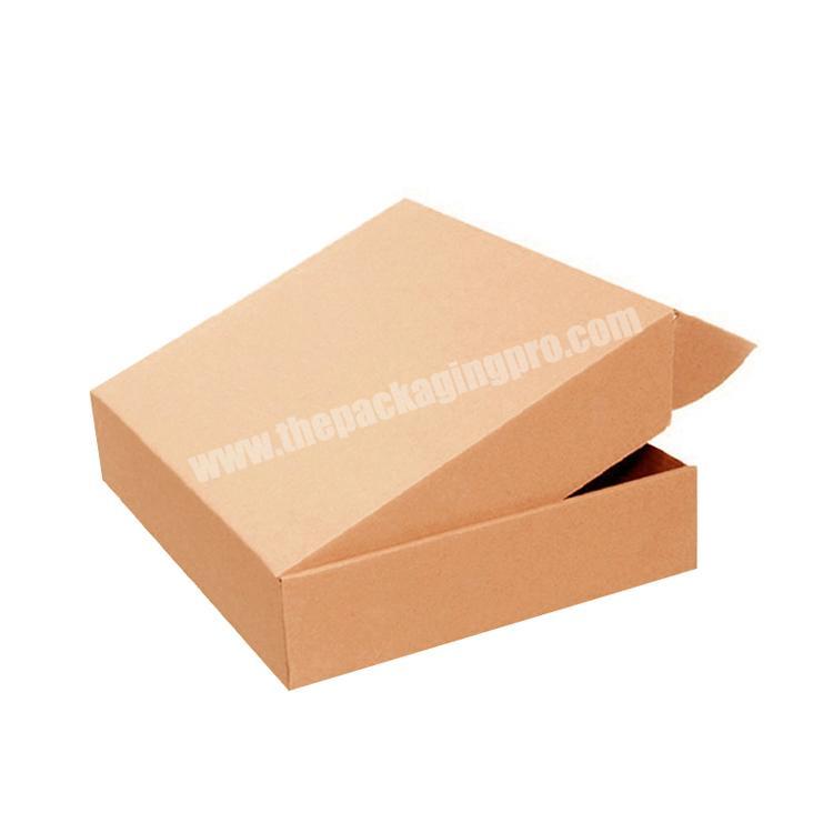 Corrugated Cardboard Kraft Brown Diecut Printing Custom Design One Piece Shipping Mailer Boxes