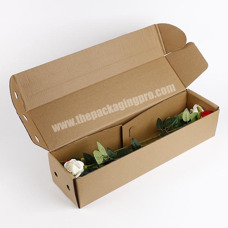 Corrugated Mailer Box Shipping Custom Packaging Box For Flowers