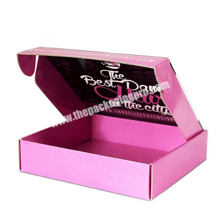 corrugated mailing color box pink postage boxes custom mailer box inside print