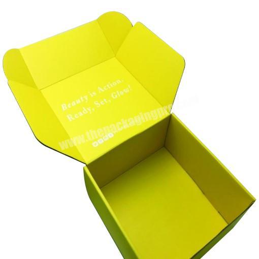 corrugated paper custom logo printed shipping box packaging folding paper box