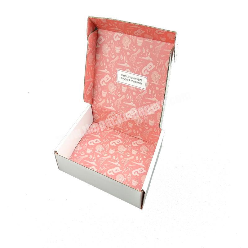 Corrugated Subscription Box for Gift Package Box Organic Cosmetic Packaging