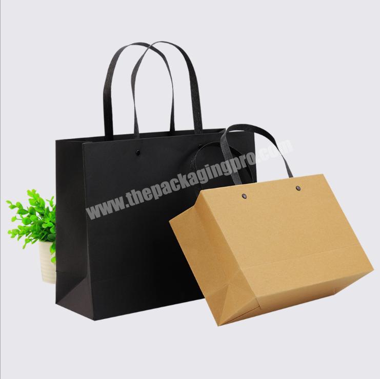 cosmetic bag paper satin wig bags luxury shopping paper bag logo printed