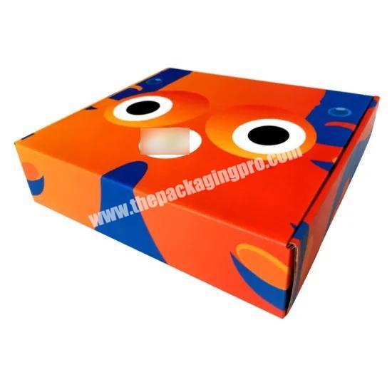 Cosmetic corrugated shipping postage carton cartons cardboard paper box with lid