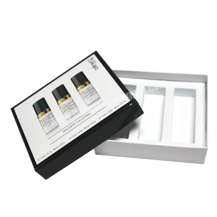 cosmetic make up paper gift packaging box with EVA