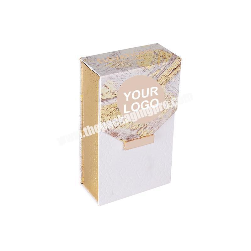 cosmetic perfume lotion packaging box magnet clamshell perfume gift customized logo perfume gift box