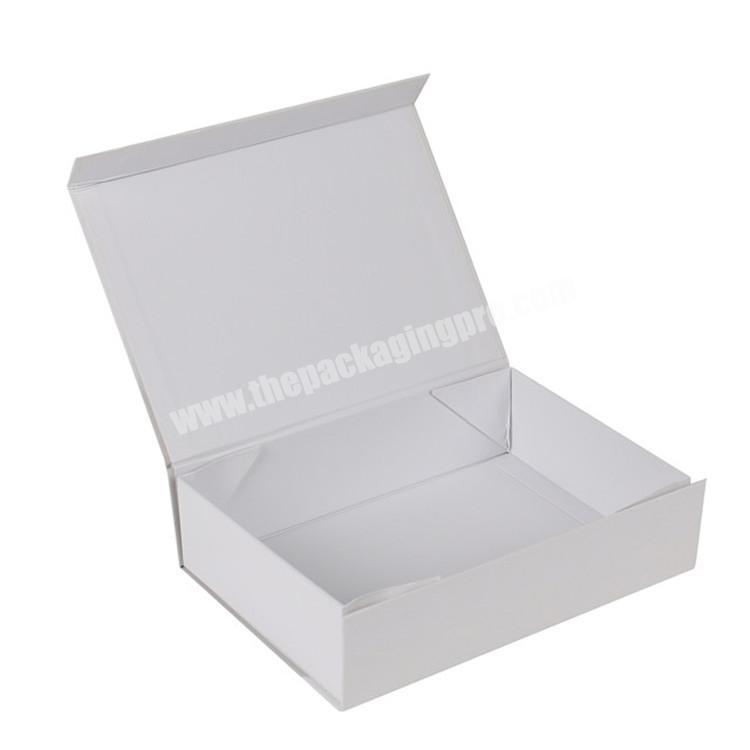 cosmetic rigid cardboard foldable magnetic gift box