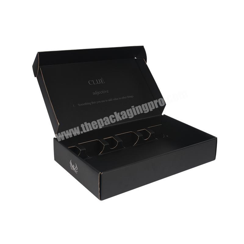 Cosmetic Set Skincare Shipping Boxes Custom Logo printing Hot Corrugated Cosmetics Mailing Mailer Pink Skin Care Box Packaging