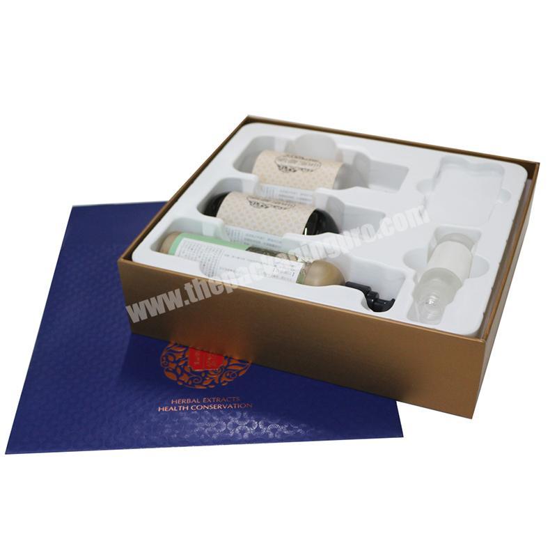 Cosmetic sets packaging box with outer sleeve