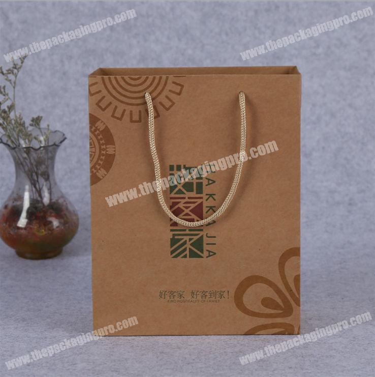 Cost production custom bread takeaway vellum paper bag with handle