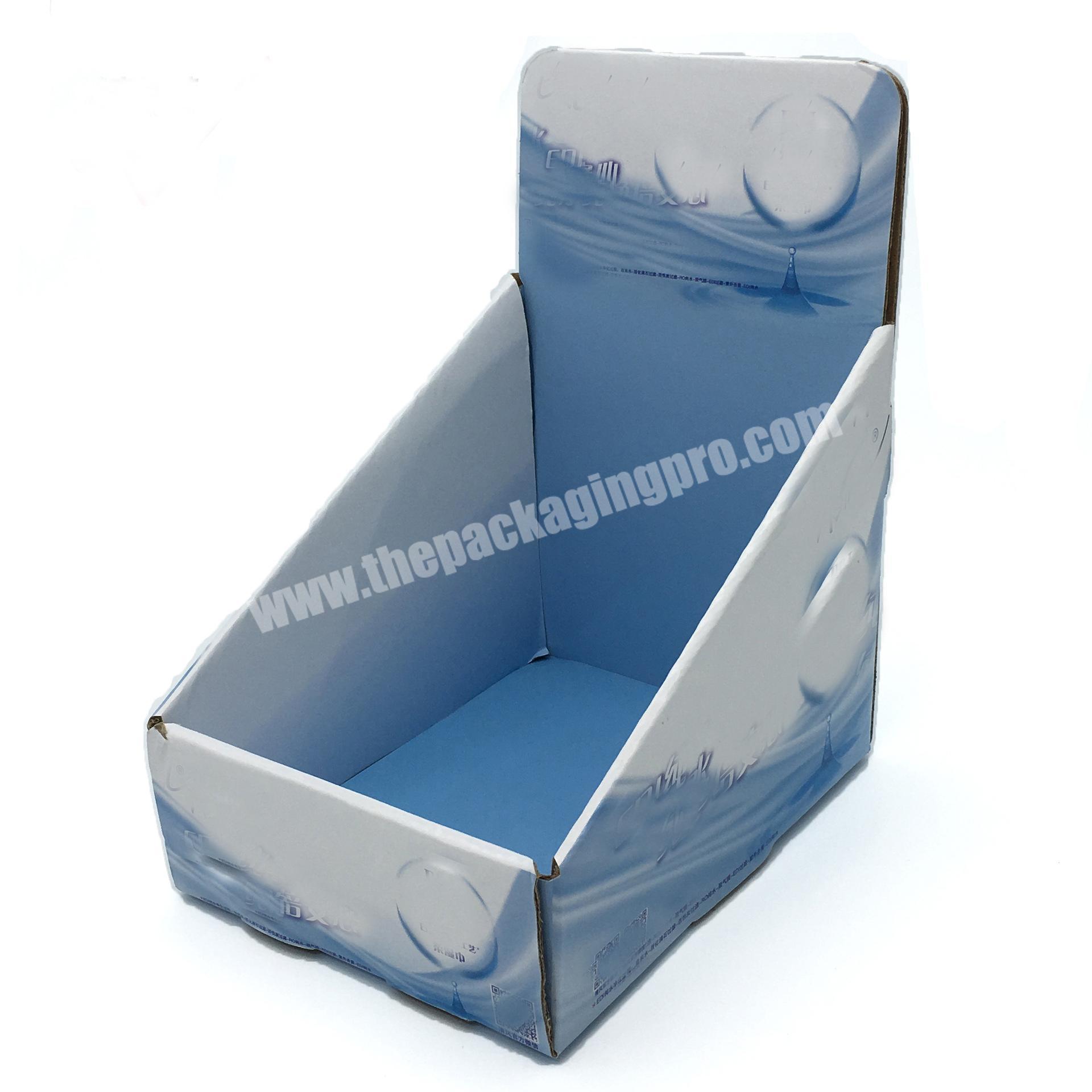 counter display rack cardboard snack packaging box shipping corrugated box