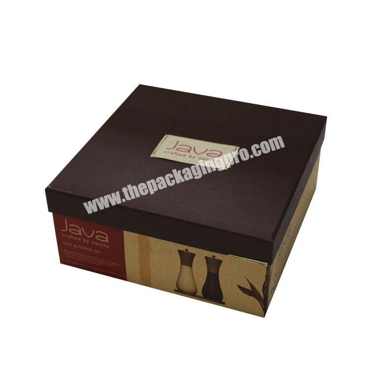 craft gift packaging paper box with paper insert