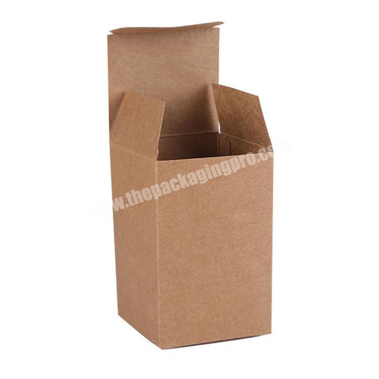 Craft Paper Box Bulk Buy From China Eco Friendly Skin Care Kraft Card Box For Body Lotion