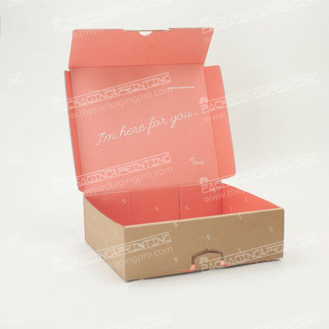 Craft Paper Clamshell Box