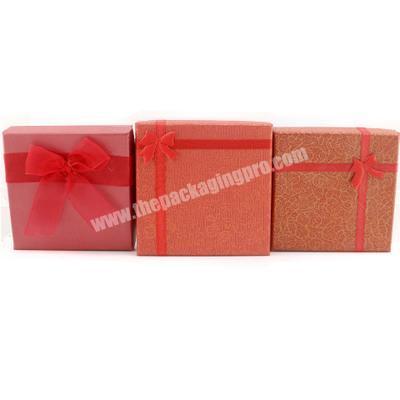 2pcs Rectangle/Square Gradient Color Cardboard Gift Box DIY Jewelry  Packaging Box with Sponge for Ring Necklace Earring Bracelet