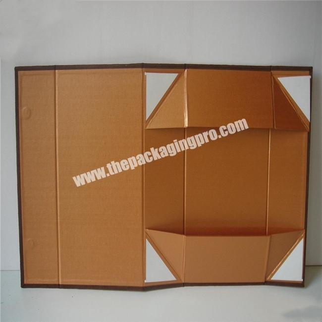 Creative folding packaging paper box with handle