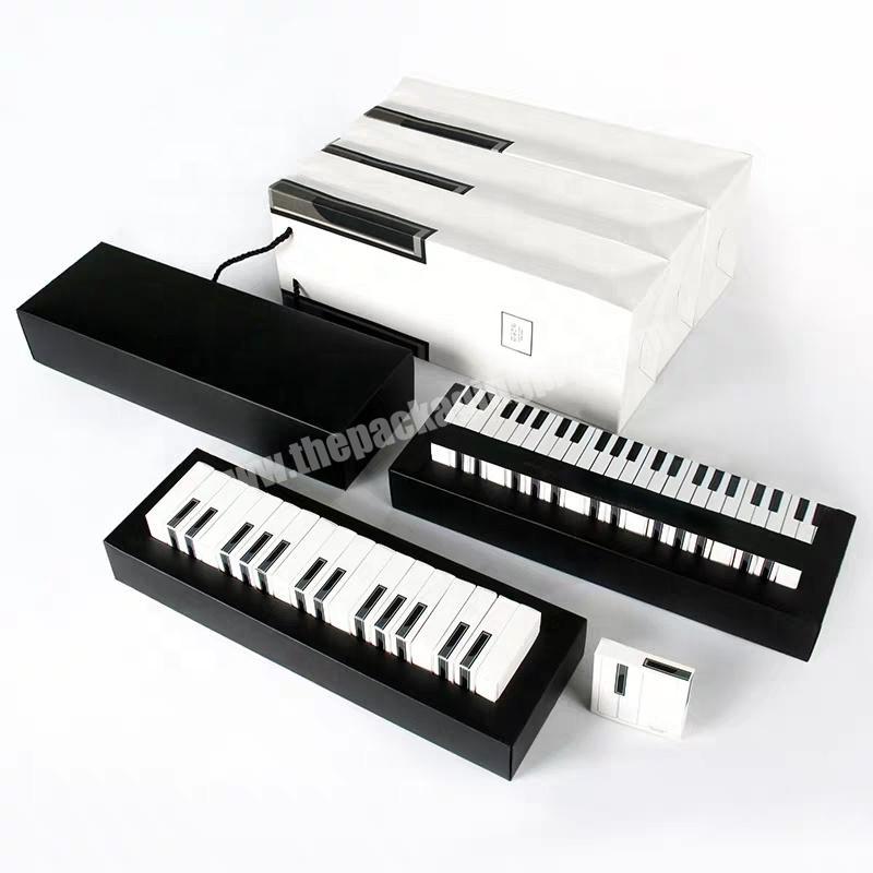 Creative Food Packaging Piano Gift Box, Contains Individual Packaging Box