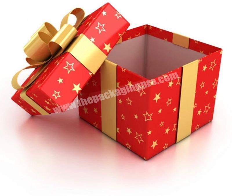creative red customized printed logo  christmas gift