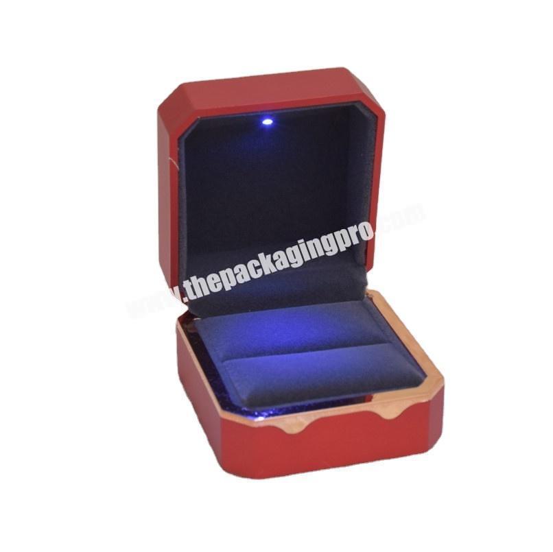 Crepack customized Ring box size  7 x 7.5 x 5.3cm with environmental friendly coating in different colors