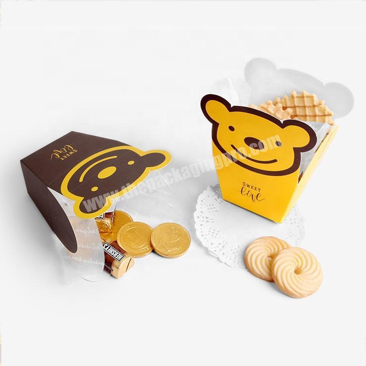 Cube Gift Box Cookie Candy Carton Paper Snacks Packaging Box