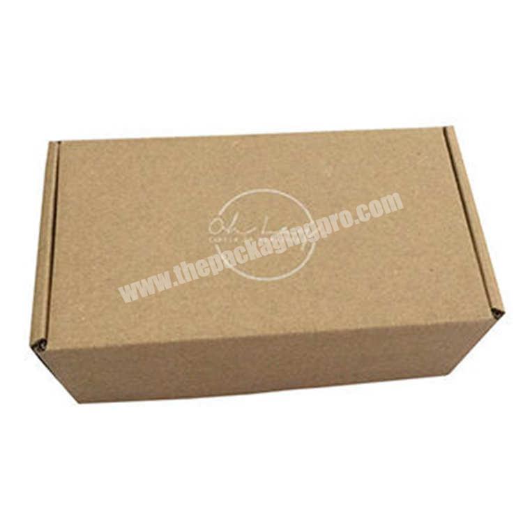 Cucustomized professional Corrugated Cardboard Packaging Box For Shoes Packing