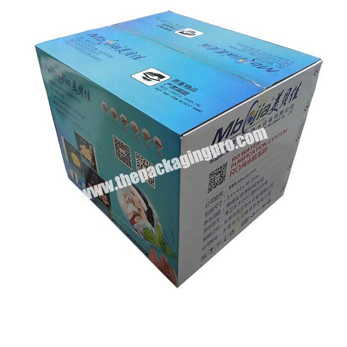 Custom 3 layers corrugated paper carton box for home appliances packing