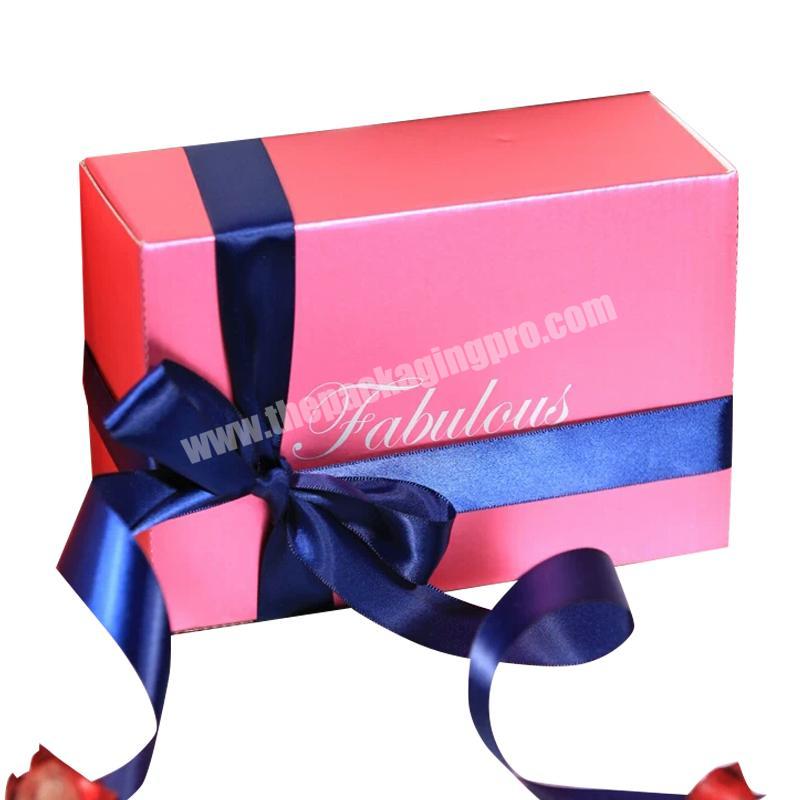 Custom 3 Ply  E Flute Corrugated Cardboard Glossy Printing Gift Packaging Mailer Shipping Boxes