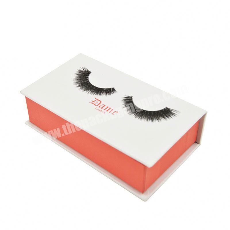 Custom 3D Mink Lashes Private Label False Eyelash Box Eyelash Packaging Paper Box