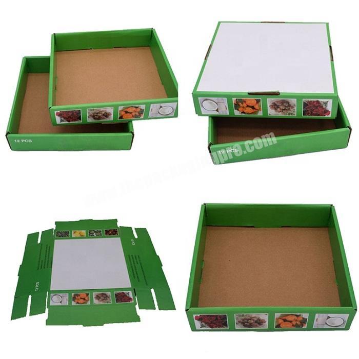 Custom 4C printing corrugated carton box fruit boxes with logo