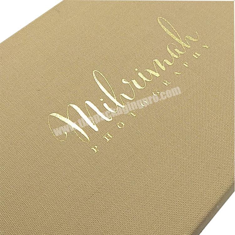 Custom best selling book shaped personalised magnetic gift linen box for wedding