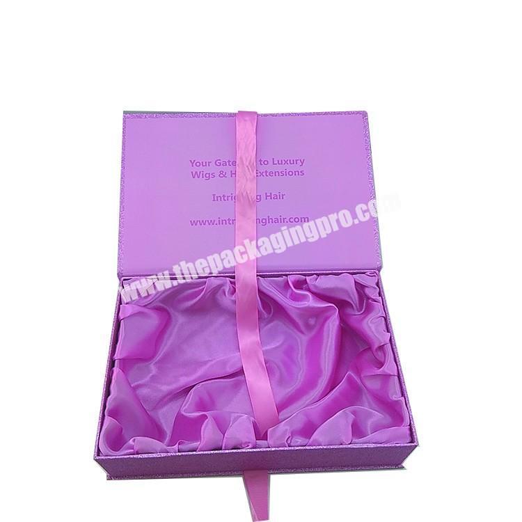 Custom best selling cardboard luxury glitter box clothing packaging