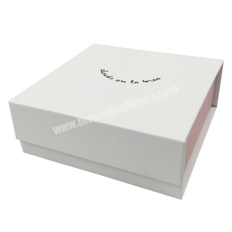 Custom Biodegradable Folding Packaging Magnets Clamshell Box For Jewelry