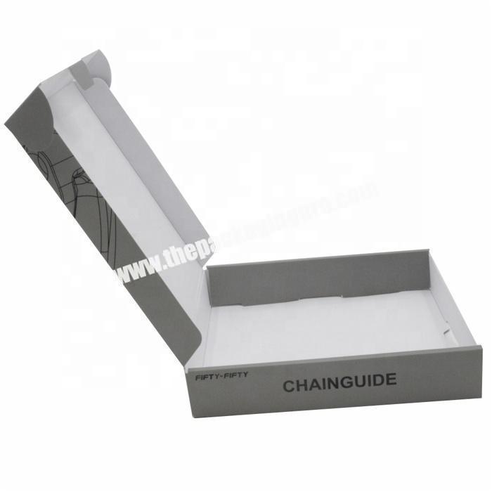 Custom black corrugated paper mailing toy packaging box