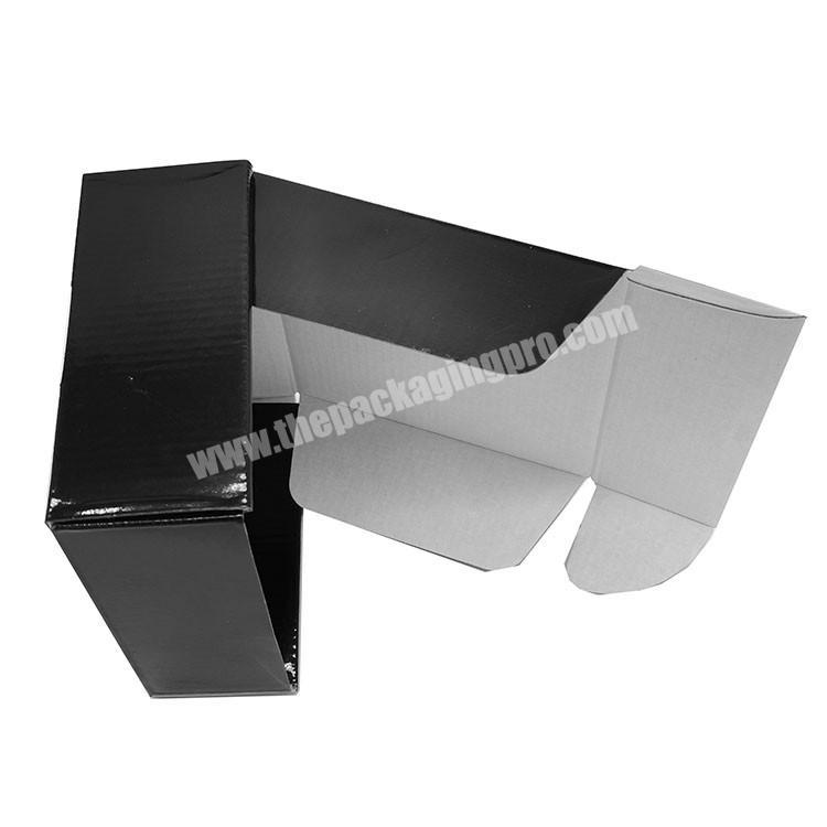 Custom Black Printed Corrugated Mailer Box Product Paper Packaging Box
