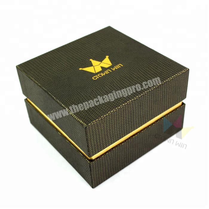 Custom Black Rigid Watch Gift Box Display Case From Dongguan