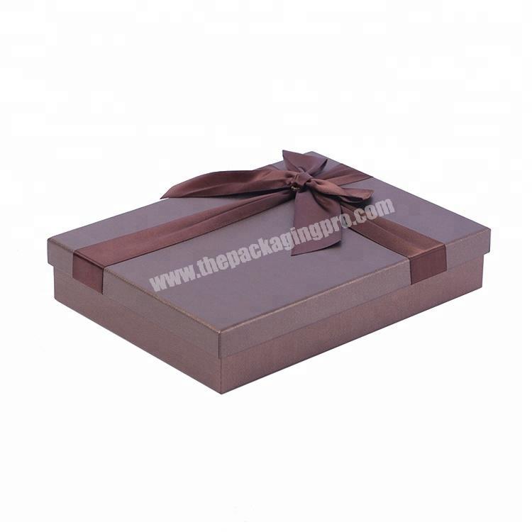 Custom Bow Tie Packaging Folding Paper Gift Box With Lid