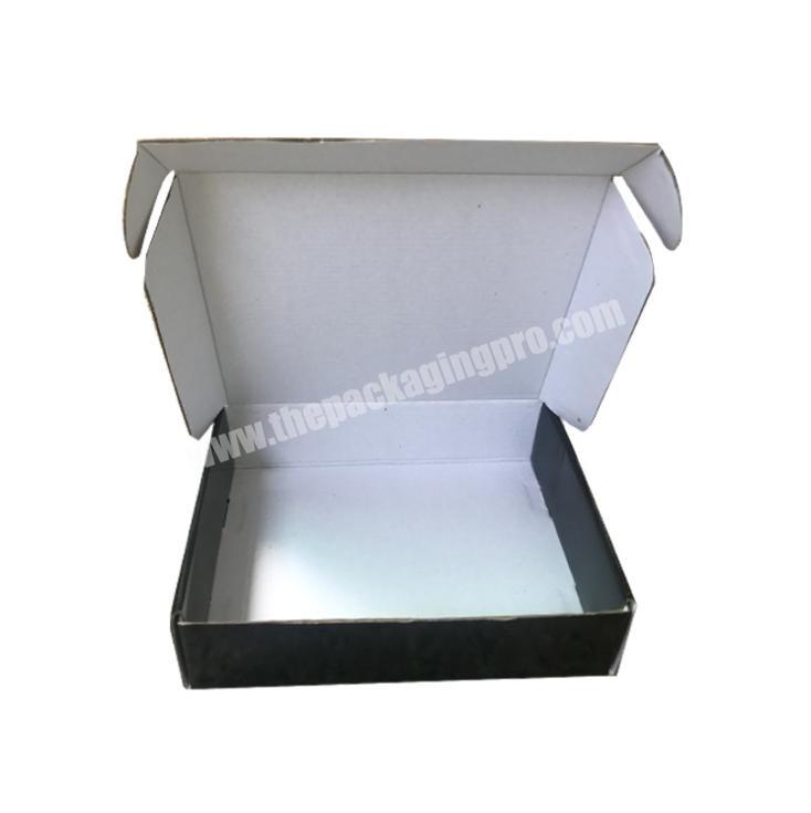 Custom box packaging corrugated clothes box cardboard mailer boxes for shipping